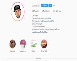 Beside from successful YouTuber, he gained huge popularity across social media platforms, As of March 2020, his Instagram amassed with over 179,000 fo
